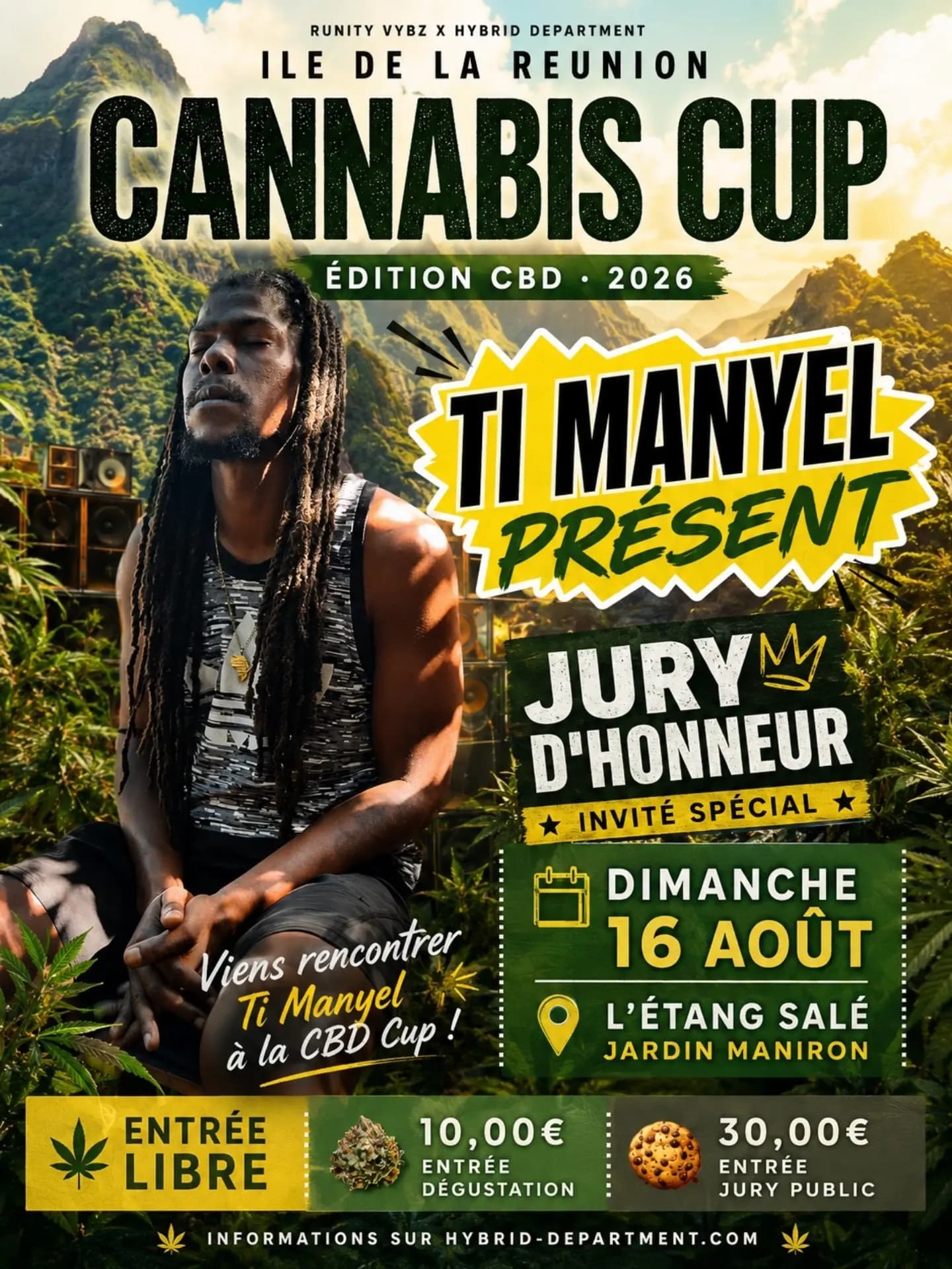 Ti Manyel · jury d'honneur CBD Cup Péi 2026