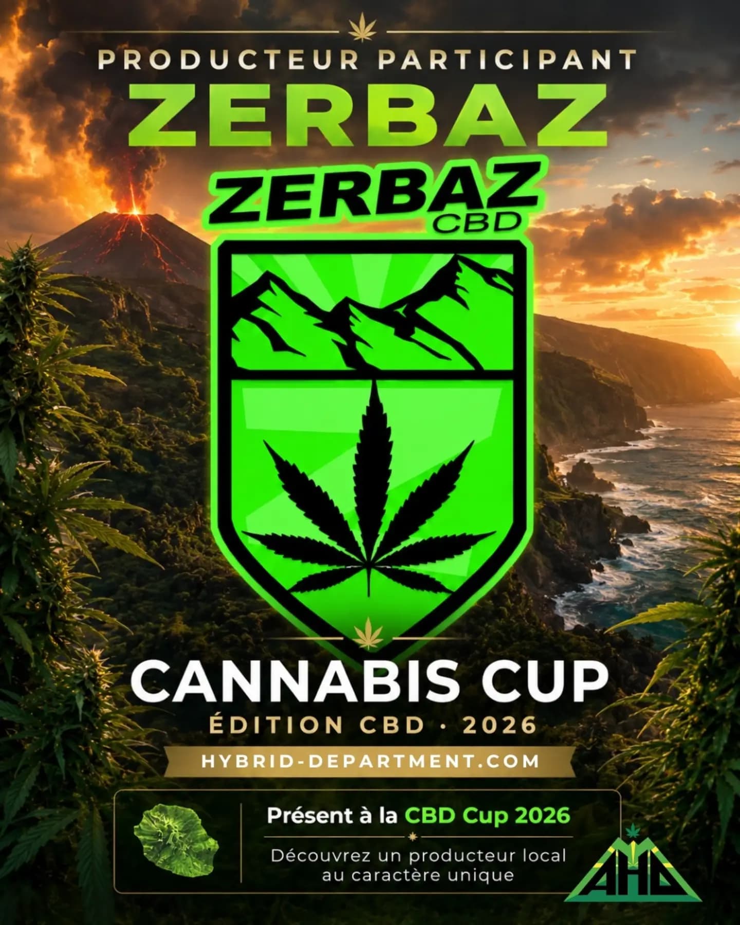 Zerbaz CBD · producteur participant CBD Cup Péi 2026